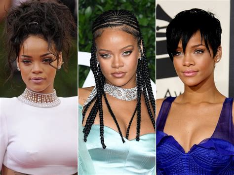 rihanna s best hairstyles and cuts through the years