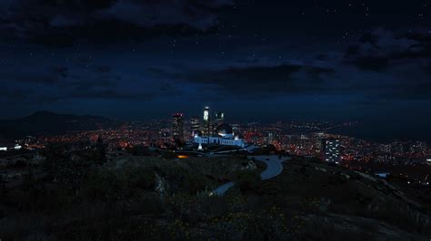 2048x1152 Grand Theft Auto 5 City View 2048x1152 Resolution Wallpaper