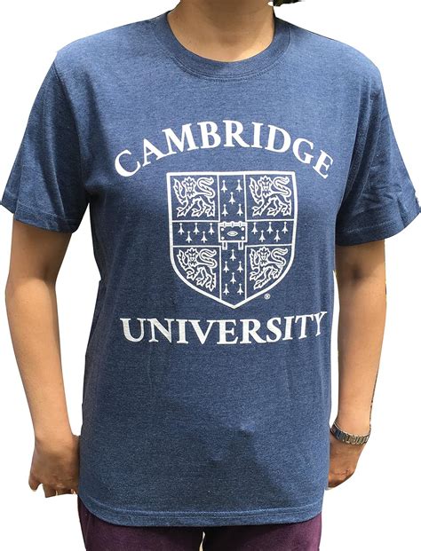 Cambridge University T Shirt Ufficiale Apparel Ufficiale Della Famosa