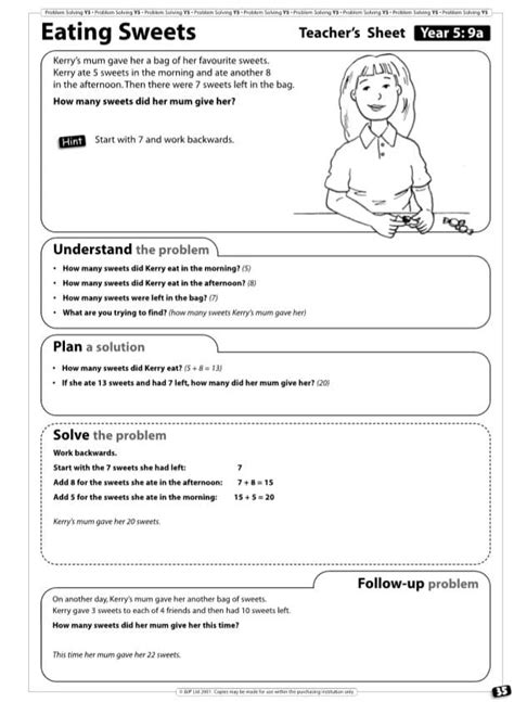 Problem Solving Multiplication And Division Worksheets