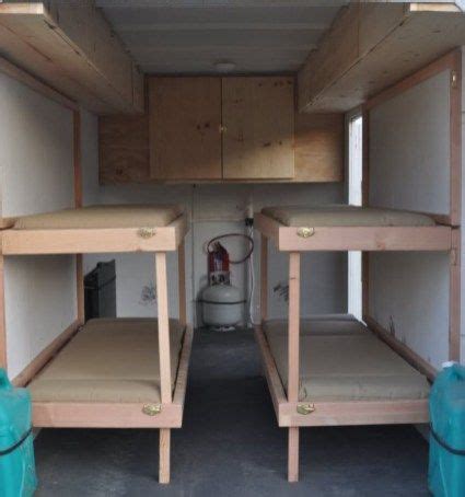 Here are some ideas that you can do to your trailer to put it to good use Best enclosed trailer camper coversion ideas (8) | Cargo ...