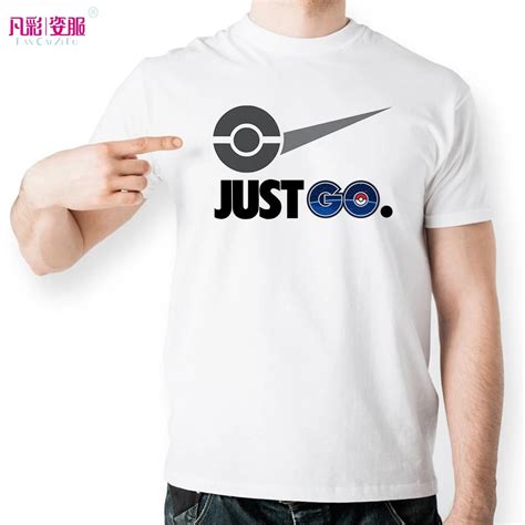 Just Pokemon Go T Shirt Parody Famous Logo Funny Design T Shirt Unisex