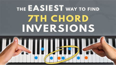 How To Memorize 7th Chord Inversions On Piano Youtube