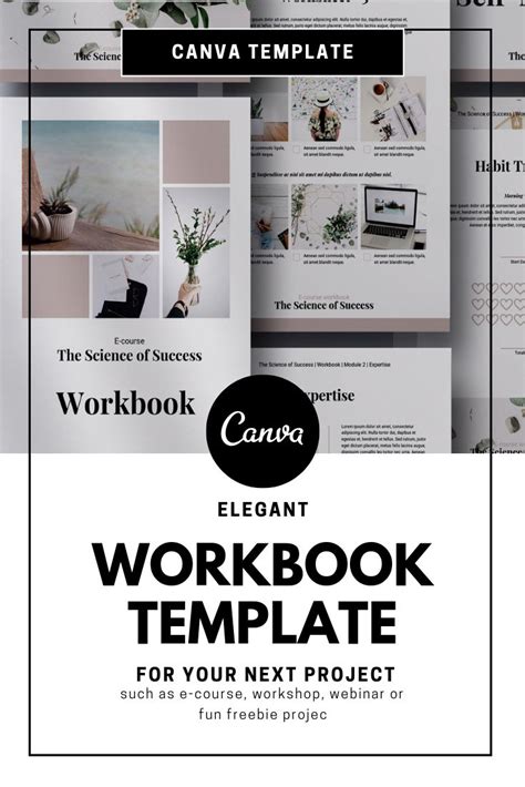 Canva E Course Workbook Template Workbook Template Workbook To Do