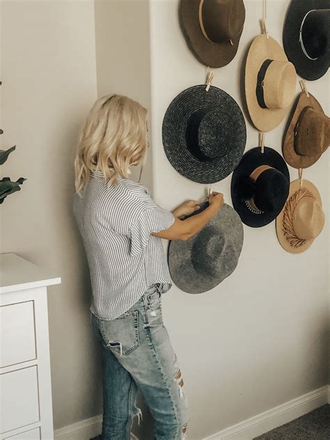 Diy Hat Wall Tutorial Jaclyn De Leon Style Diy Hat Diy Hat Rack