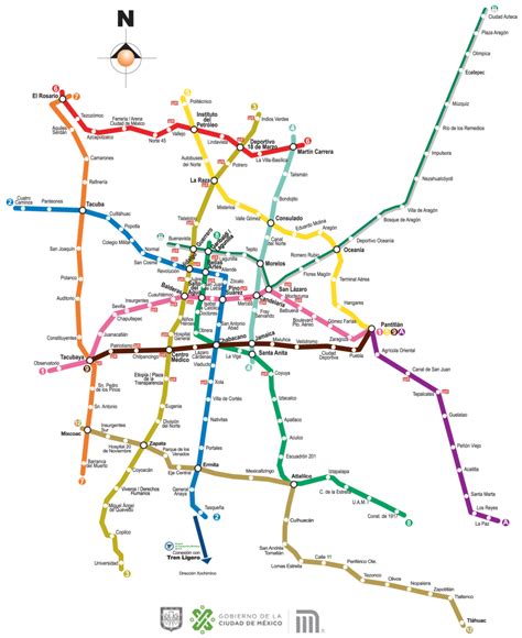 Descarga el mapa del metro CDMX y disfruta viajar en sus líneas