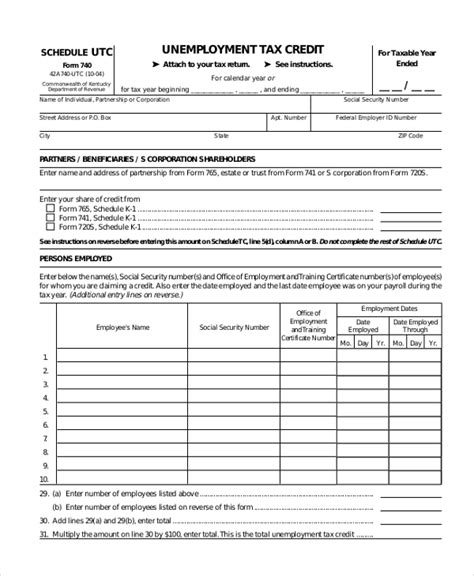 Free 22 Sample Tax Forms In Pdf Excel Ms Word