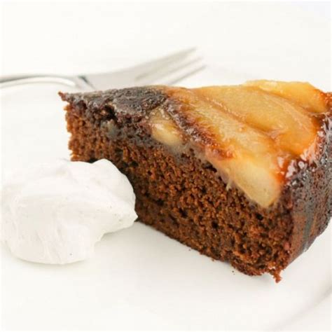 Gingerbread Pear Cake Packed Full Of Ginger With Pears And A Sticky Sauce This Gingerbread Pear