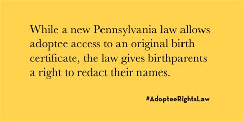 Pennsylvania Obc Access Twitter Adoptee Rights Law Center