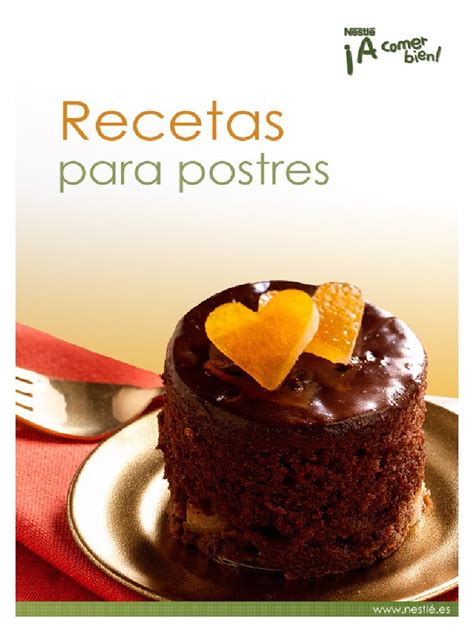 Cocina Nestle Recetas Postres Pdf