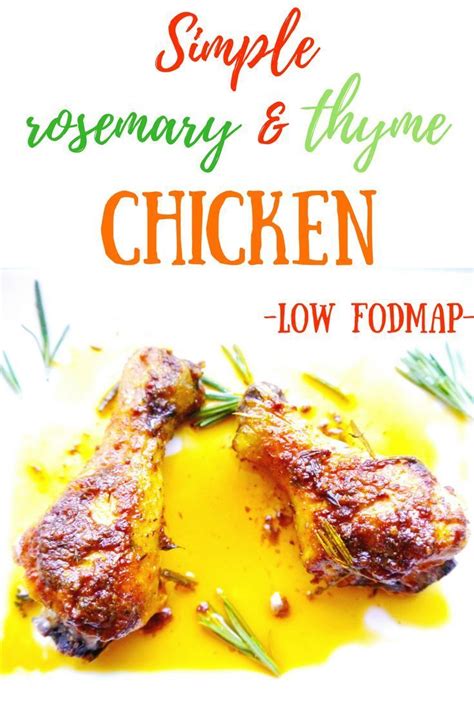 Maybe you would like to learn more about one of these? Low fodmap chicken recipe. Simple rosemary & thyme chicken ...