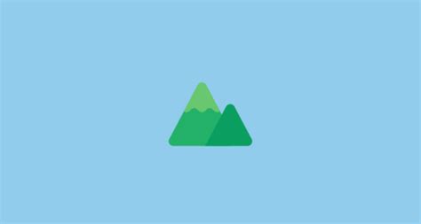 ⛰️ Mountain Emoji On Toss Face 토스페이스 March 2022