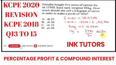 Sms your index number to 20076 from your mobile phone (safaricom, telkom kenya, airtel. KCPE 2020. KCPE PAST PAPERS MATHEMATICS.(KCPE MATHS 2018 ...