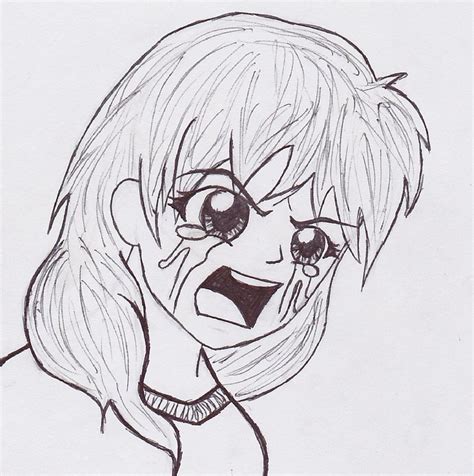 Random Anime Girl Crying By Chibiemmychan On Deviantart