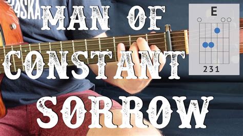 Man Of Constant Sorrow Guitar Chords