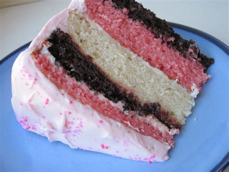 Sweet Luvin In The Kitchen Neapolitan Layer Cake