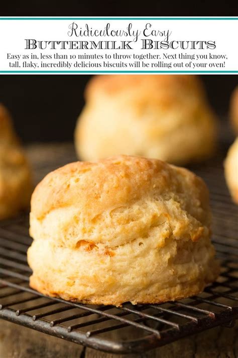 I've been making biscuits for something like 30 years, so i've picked up a few tips and tricks over the years to make the process, dare i say it… easy! Ridiculously Easy Buttermilk Biscuits | Recipe in 2020 ...