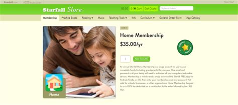 Starfall Home Membership Review Weiser Academy