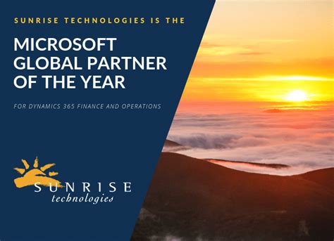 Sunrise Technologies Recognized As Winner For 2019 Microsoft Global
