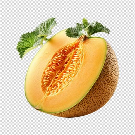 Premium Psd Melon Galia Isolated On Transparent White Background