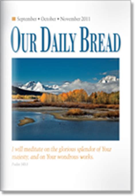 Our Daily Bread Devotional By Rbc Ministries Order Now Broward
