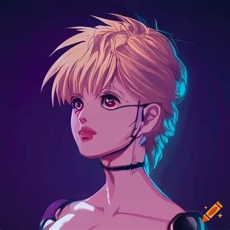 Cyberpunk Anime Character With Retro Style On Craiyon