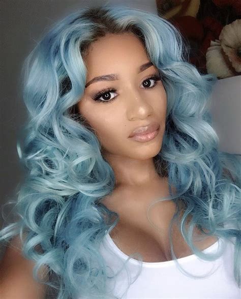 Icy Blue Hair Beautiful Hair Color Frontal Hairstyles