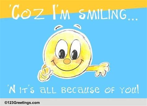 A Smiling World Free Smile Month Ecards Greeting Cards 123 Greetings