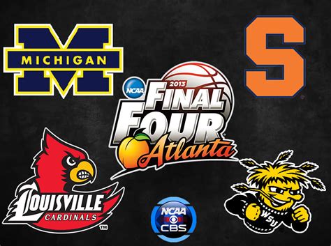 The men's final four is set, with no. Live Sports Media News: 2013 NCAA Tournament TV Schedule ...