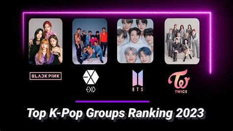 Top 10 K Pop Groups In 2023 Bts Blackpink Exo Youtube
