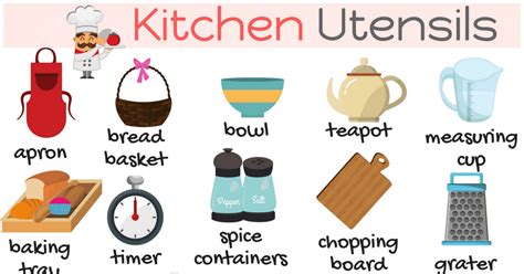 Kitchen Utensils List Of Essential Kitchen Tools With Pictures 7esl