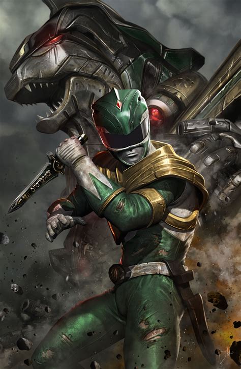 The Green Ranger By Carlosdattoliart Power Rangers Poster Power