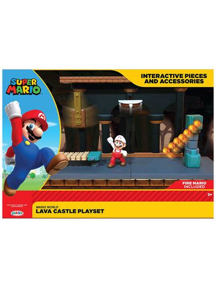 World Of Nintendo Lava Castle Playset Heromic