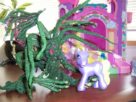 Cthulhu And My Little Pony Cthulhu Plays Nicely With My