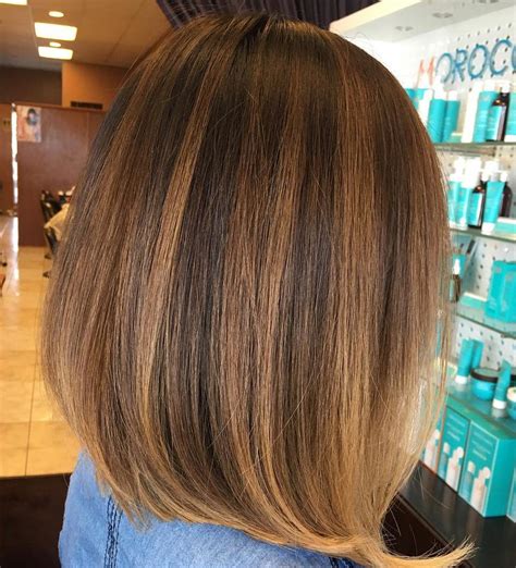 18 Brown Bob With Subtle Balayage Highlights Capellistyle