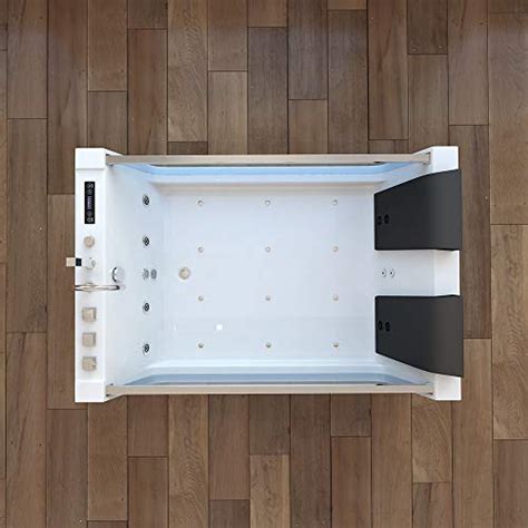 Whirlpool vollausstattung pool badewanne eckwanne wanne a1420all 140x140 swimming pools bei größeren swimming pools wird nur ein teil der düsen gespült, um auch die anderen düsen zu reinigen gibt es einen zusätzlichen umschalter. Home Deluxe - Whirlpool Badewanne - Atlantic XL weiß mit ...