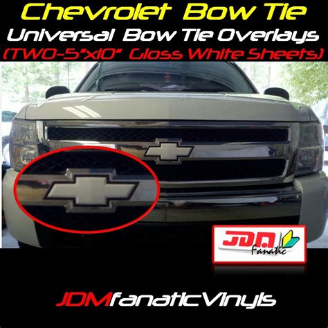 Chevrolet Bow Tie Emblem Frontrear Overlays