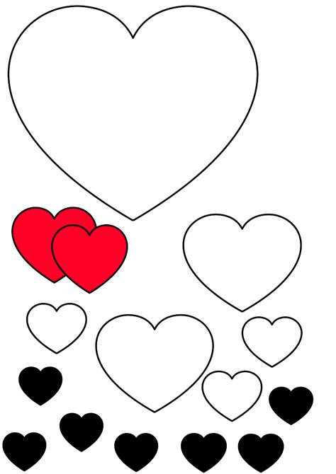 Heart Stencil Clip Art At Vector Clip Art Online Royalty