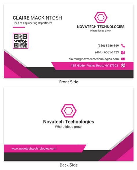 40 Of The Best Business Card Ideas Examples And Templates Venngage