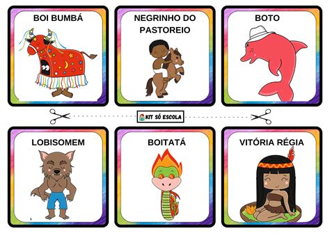 Folclore Brasileiro Para Imprimir Sololearn