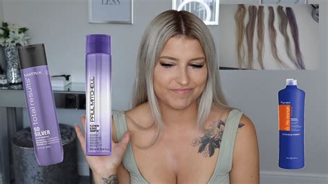 Testing Top 5 Purple Blonde Toning Shampoos Which One Is Best Youtube