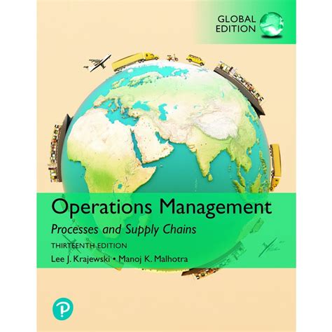Operations Management Processes And Supply Chains 13th Global Edition