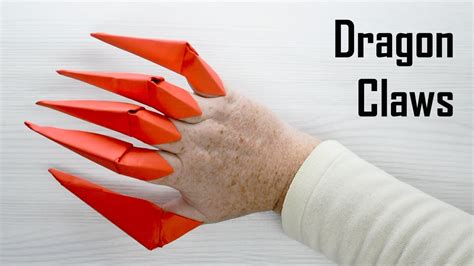 Origami Dragon Claws How To Make Origami Claws Instructions Youtube