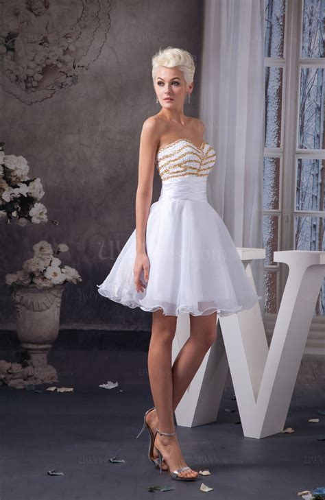 White Beach Bridesmaid Dress Country Sleeveless Semi Formal Petite