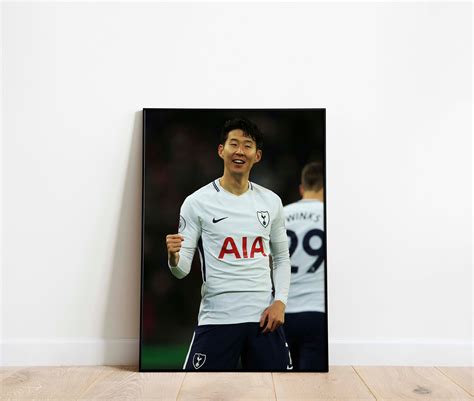 Heung Min Son Tottenham Hotspur Football Print Poster Etsy