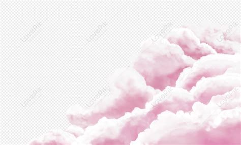 Pink Clouds Material Cloud Romantic PNG White Transparent And