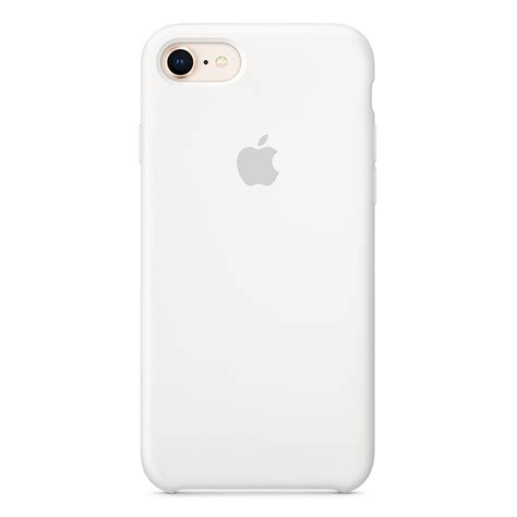 Köp Apple Silicone Case Iphone 8 White På Themobilestore