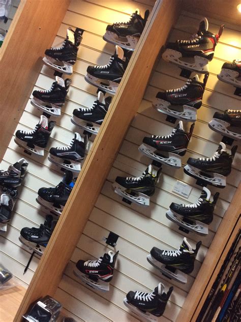 Ice Hockey Skates Bauer Ccm Retail Interior Design Skate Shop Skates