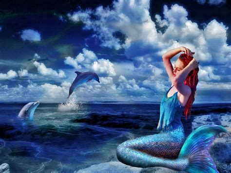 🔥 Download Blue Mermaid Puter Wallpaper Desktop Background Id By