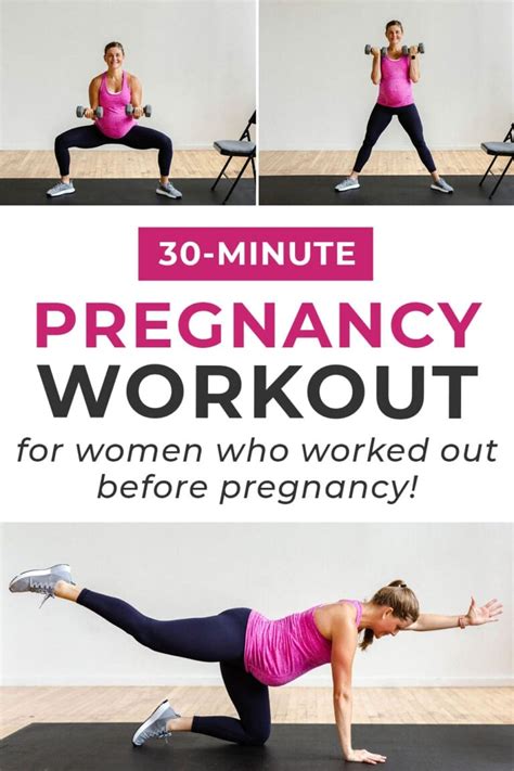 Minute Pregnancy Workout Advanced Strength Nourish Move Love